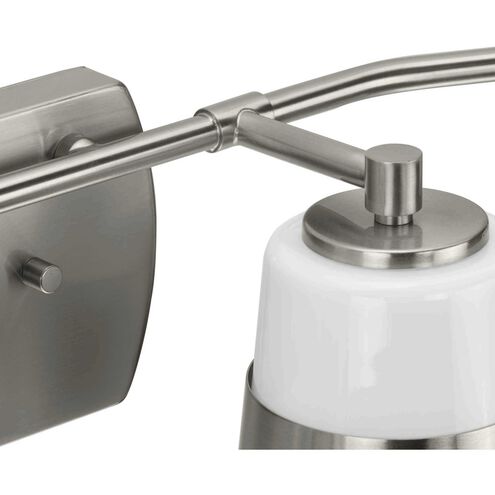 Haven 4 Light 34 inch Brushed Nickel Bath Light Wall Light