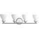Fuller 4 Light 33.25 inch Polished Chrome Bath Vanity Wall Light