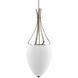 Rave 3 Light 15 inch Brushed Nickel Hall & Foyer Ceiling Light