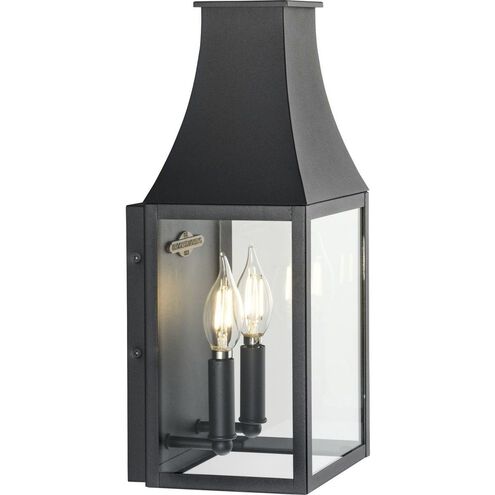 Radcliffe 2 Light 16 inch Black Outdoor Wall Lantern