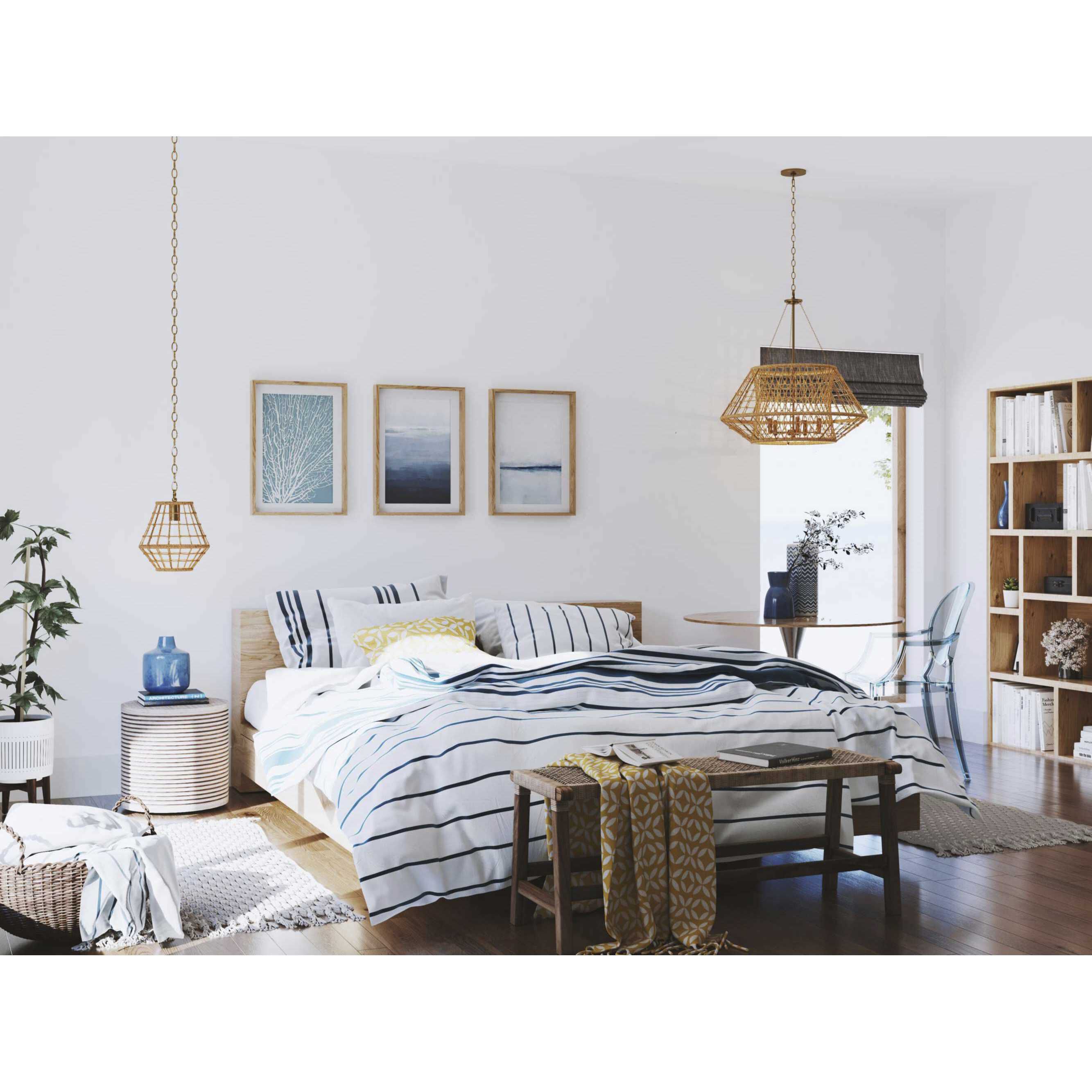 Laila 5 Light 30 inch Vintage Brass Chandelier Ceiling Light, Design Series