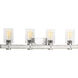 Gulliver 4 Light 33 inch Galvanized Bath Vanity Wall Light