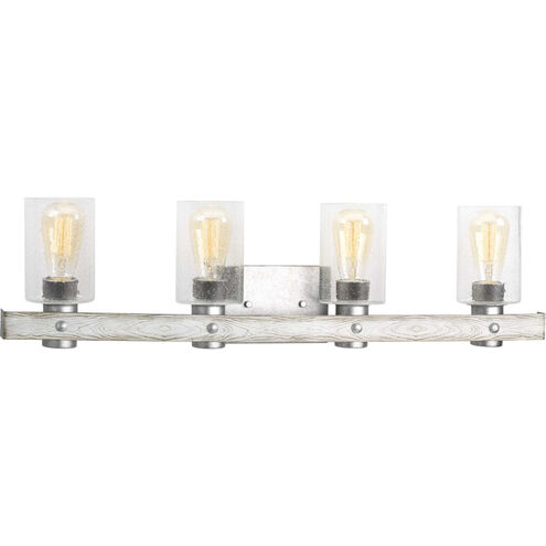 Gulliver 4 Light 33 inch Galvanized Bath Vanity Wall Light