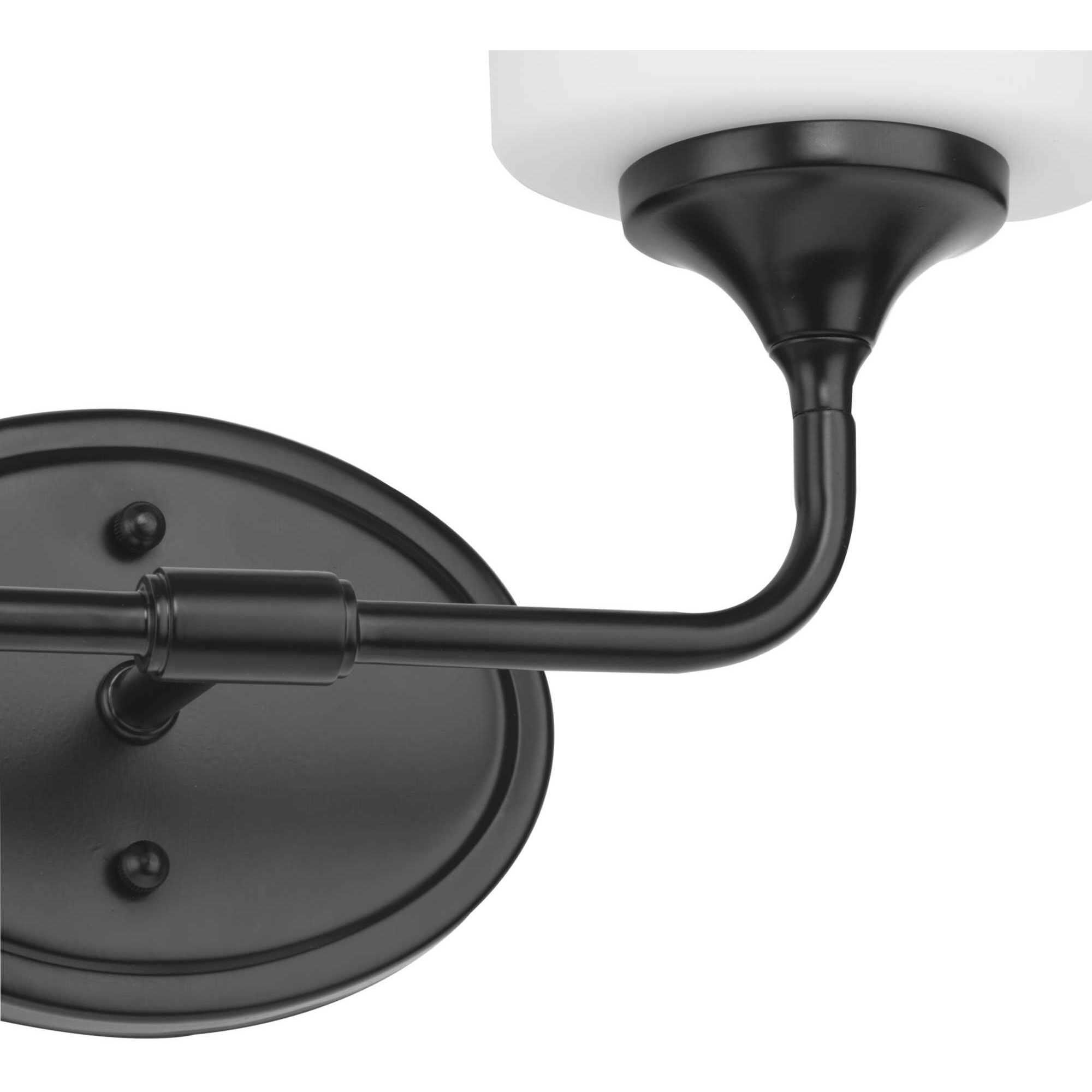 Lynzie 2 Light 14.5 inch Matte Black Bath Vanity Light Wall Light