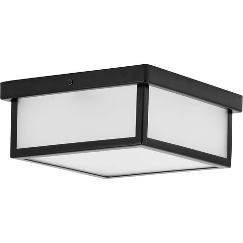 Box LED LED 10 inch Matte Black Flush Mount Ceiling Light, Progress LED