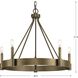 Breckenridge 5 Light 26 inch Aged Bronze Chandelier Ceiling Light, Design Series