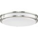 Abide LED LED 14 inch Brushed Nickel Flush Mount Ceiling Light, Medium, Progress LED