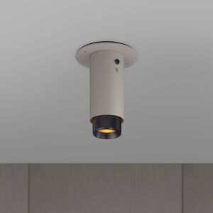 Exhaust Surface 1 Light 110-120 Stone / Smoked Bronze Spotlight Ceiling Light