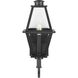 Bradshaw 1 Light 18.12 inch Textured Black Outdoor Wall Lantern, Design Series