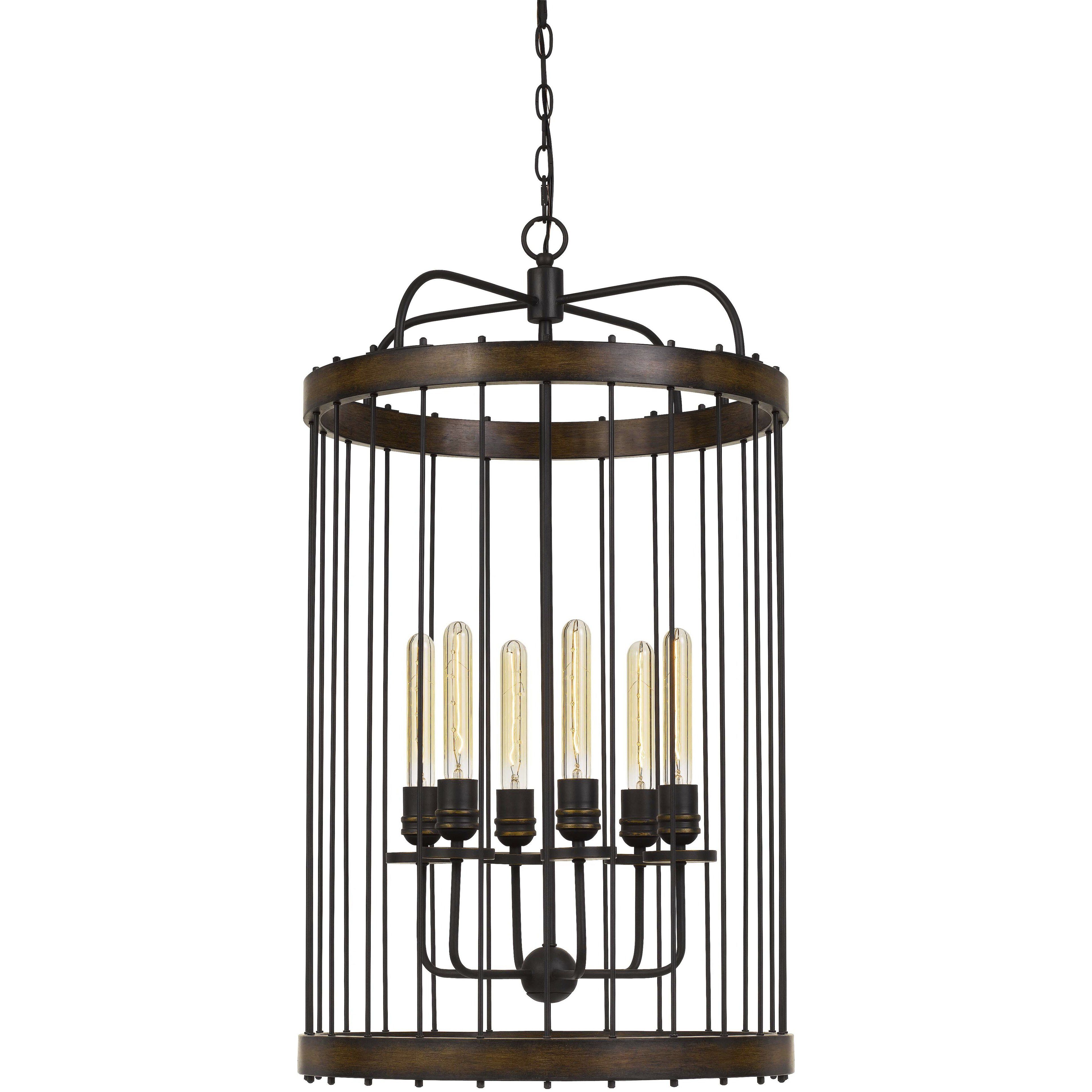 Cantania 6 Light 20 inch Painted Metal Pendant Ceiling Light