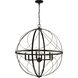 Brandywine 6 Light Antique Bronze Pendant Ceiling Light