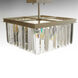 Glimmer 2 Light 13.63 inch Silver Ridge Semi-Flush Mount Convertible Ceiling Light, Design Series