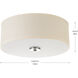Inspire LED LED 13 inch Brushed Nickel Flush Mount Ceiling Light, Progress LED