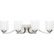 Kene 4 Light 31 inch Brushed Nickel Bath Vanity Wall Light