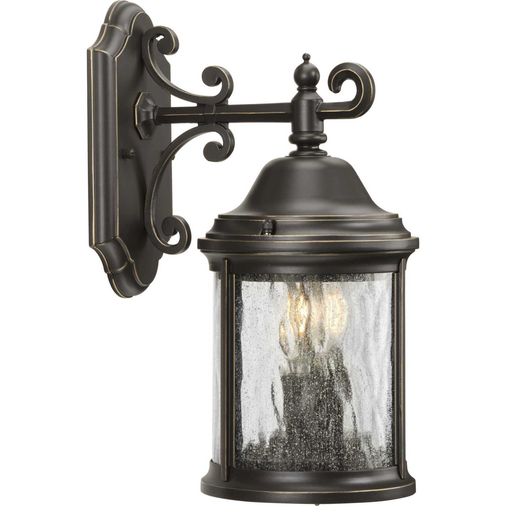 Ashmore 2 Light 15 inch Antique Bronze Outdoor Wall Lantern