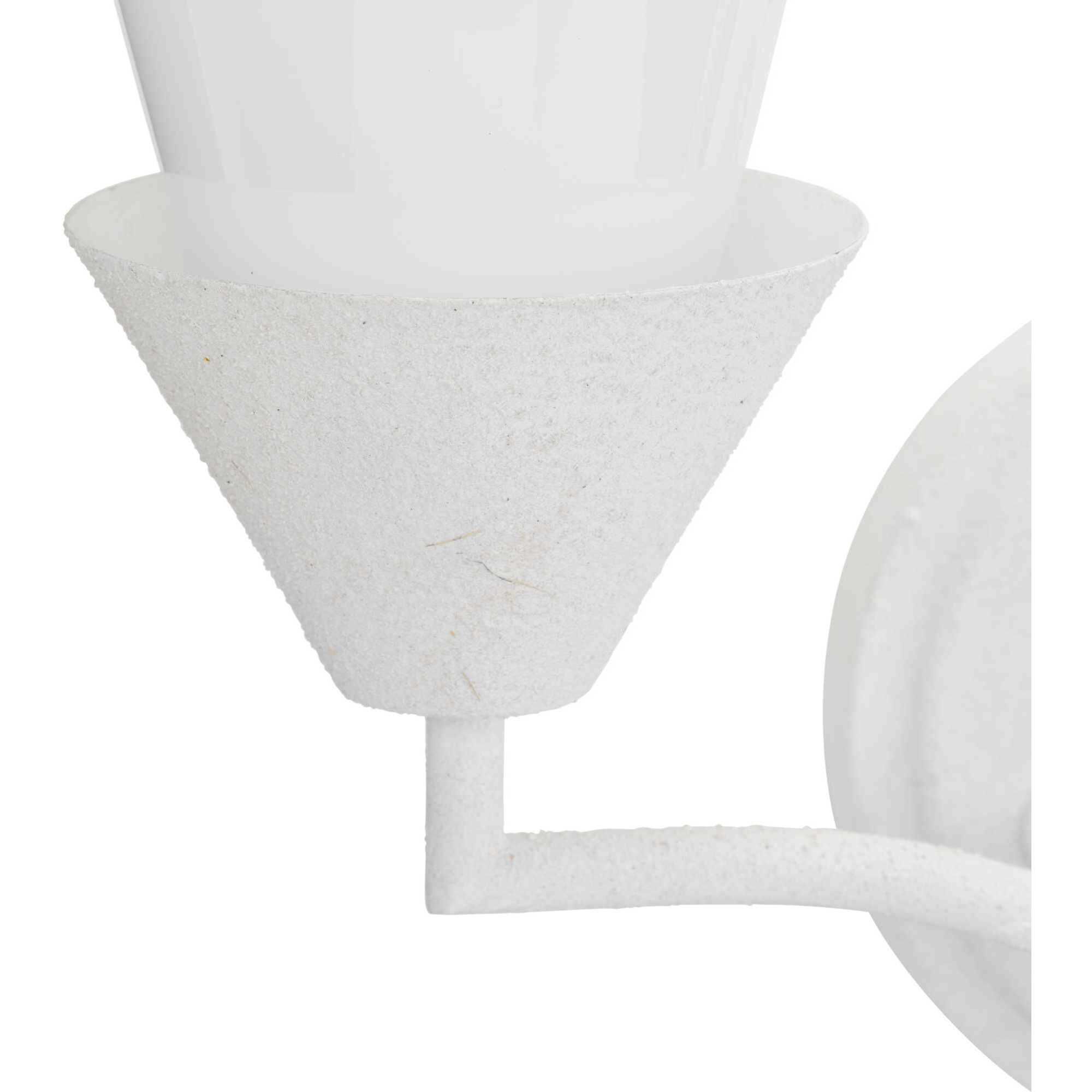 Pinellas 2 Light 15 inch White Plaster Vanity Light Wall Light, Design Series