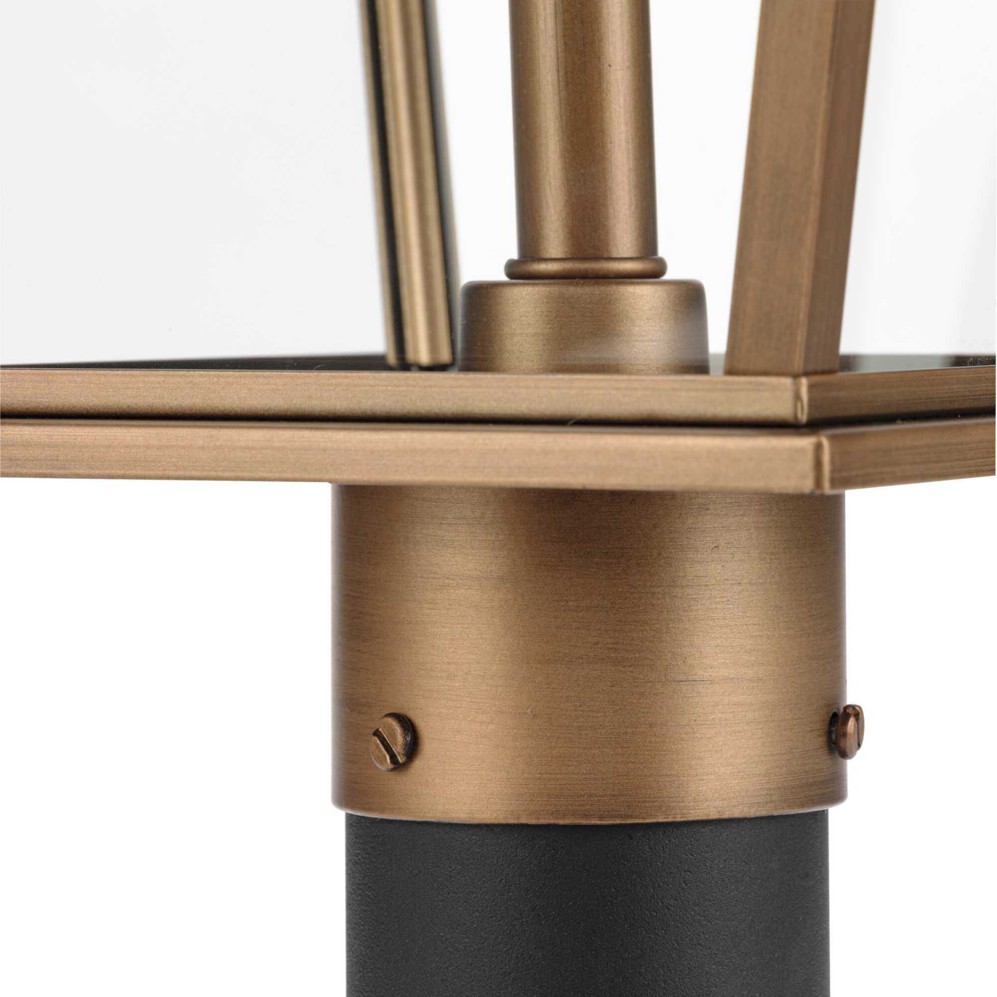 Bradshaw 1 Light 25.25 inch Antique Copper Outdoor Post Lantern, Design Series