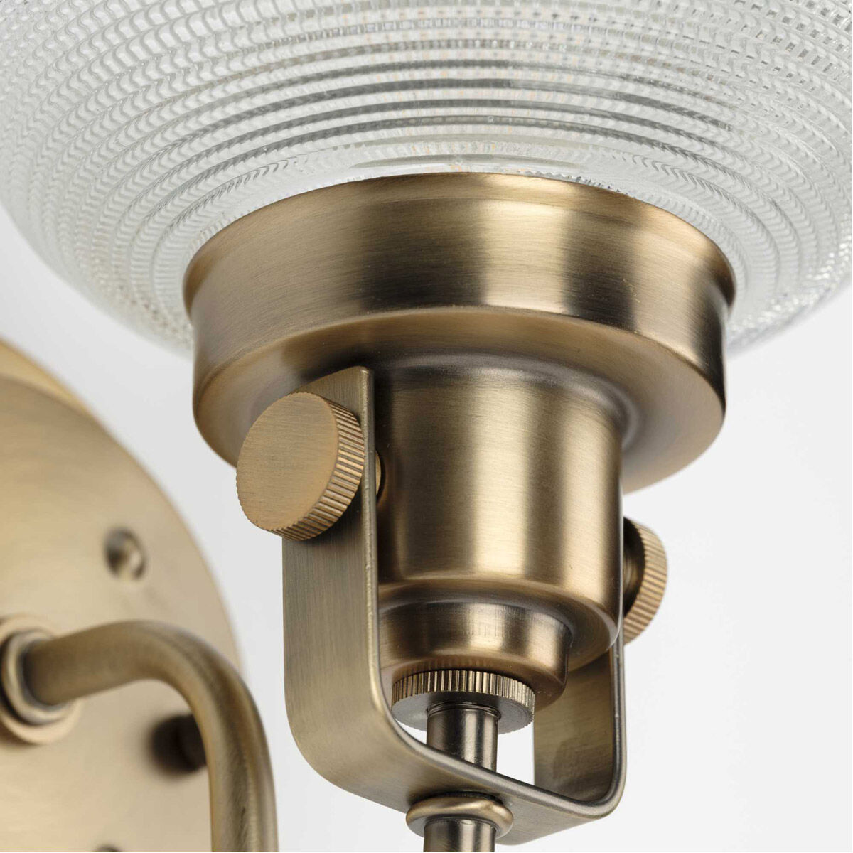 Archie 3 Light 26.25 inch Vintage Brass Bath Vanity Wall Light