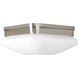 Appeal 2 Light 9 inch Brushed Nickel Flush Mount Ceiling Light