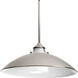 Carbon 1 Light 19.75 inch Polished Nickel Pendant Ceiling Light, Design Series