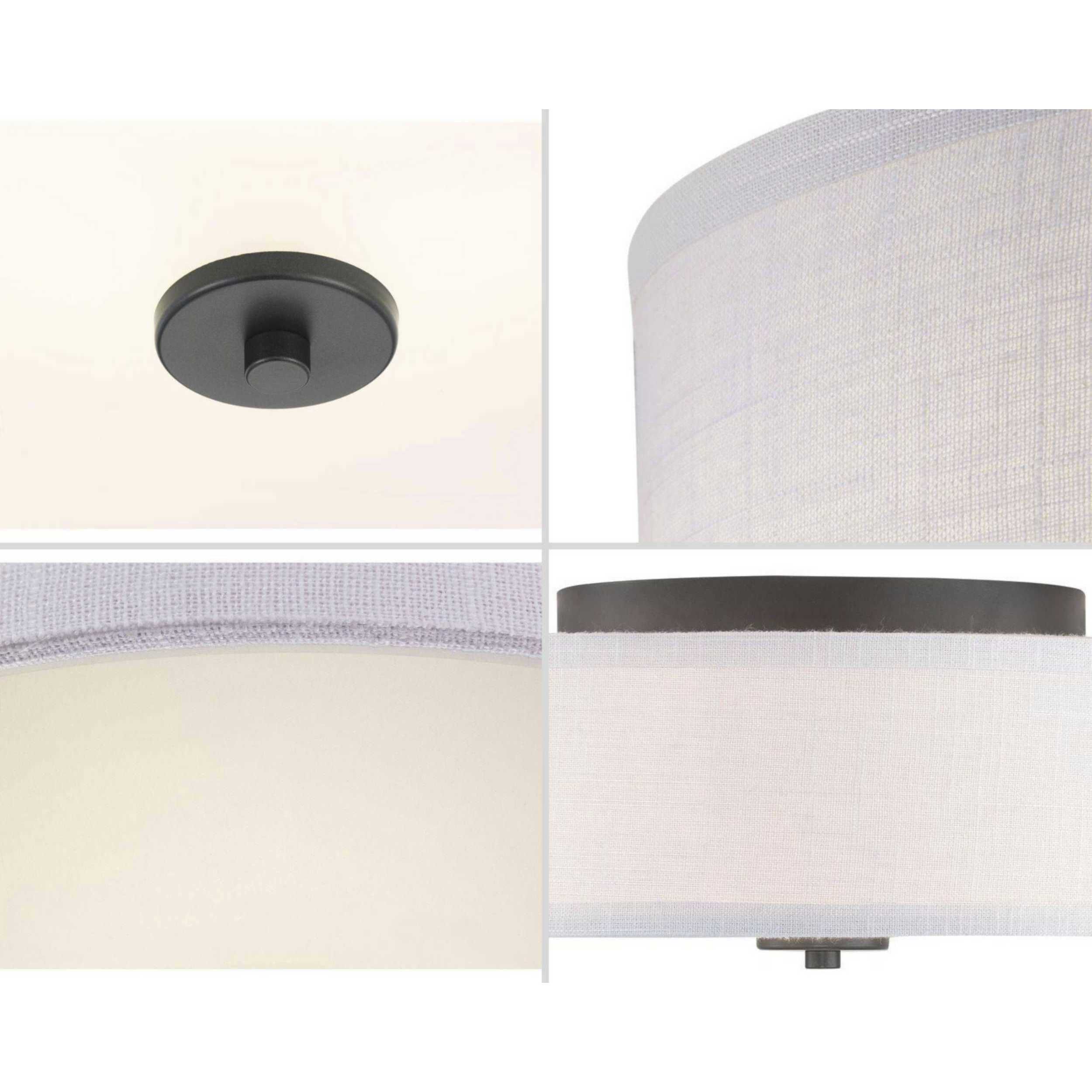 Inspire 2 Light 13 inch Graphite Flush Mount Ceiling Light