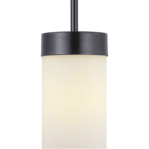 Elevate 1 Light 4 inch Matte Black Mini-Pendant Ceiling Light, Design Series