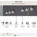 Archie 3 Light 26.25 inch Antique Nickel Bath Vanity Wall Light