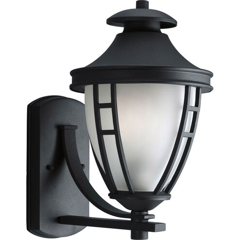 Fairview 1 Light 15 inch Textured Black Outdoor Wall Lantern