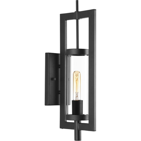 McBee 1 Light 21 inch Textured Black Outdoor Wall Lantern, Medium