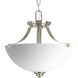 Legend 2 Light 15 inch Brushed Nickel Semi-Flush Ceiling Light