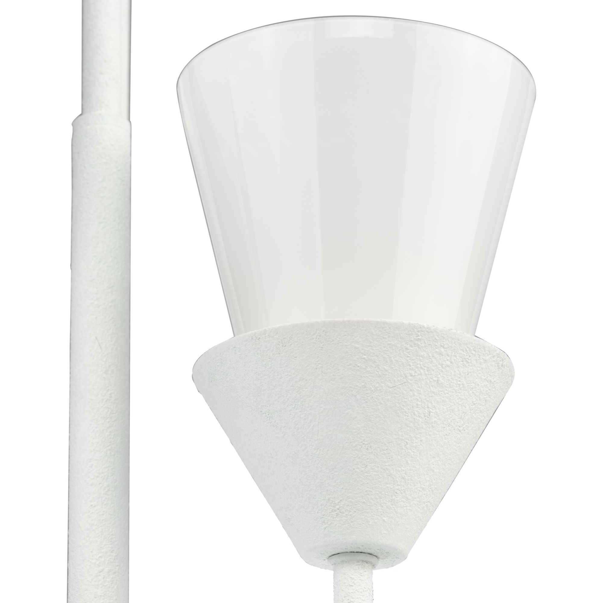 Pinellas 3 Light 12 inch White Plaster Pendant Ceiling Light, Design Series
