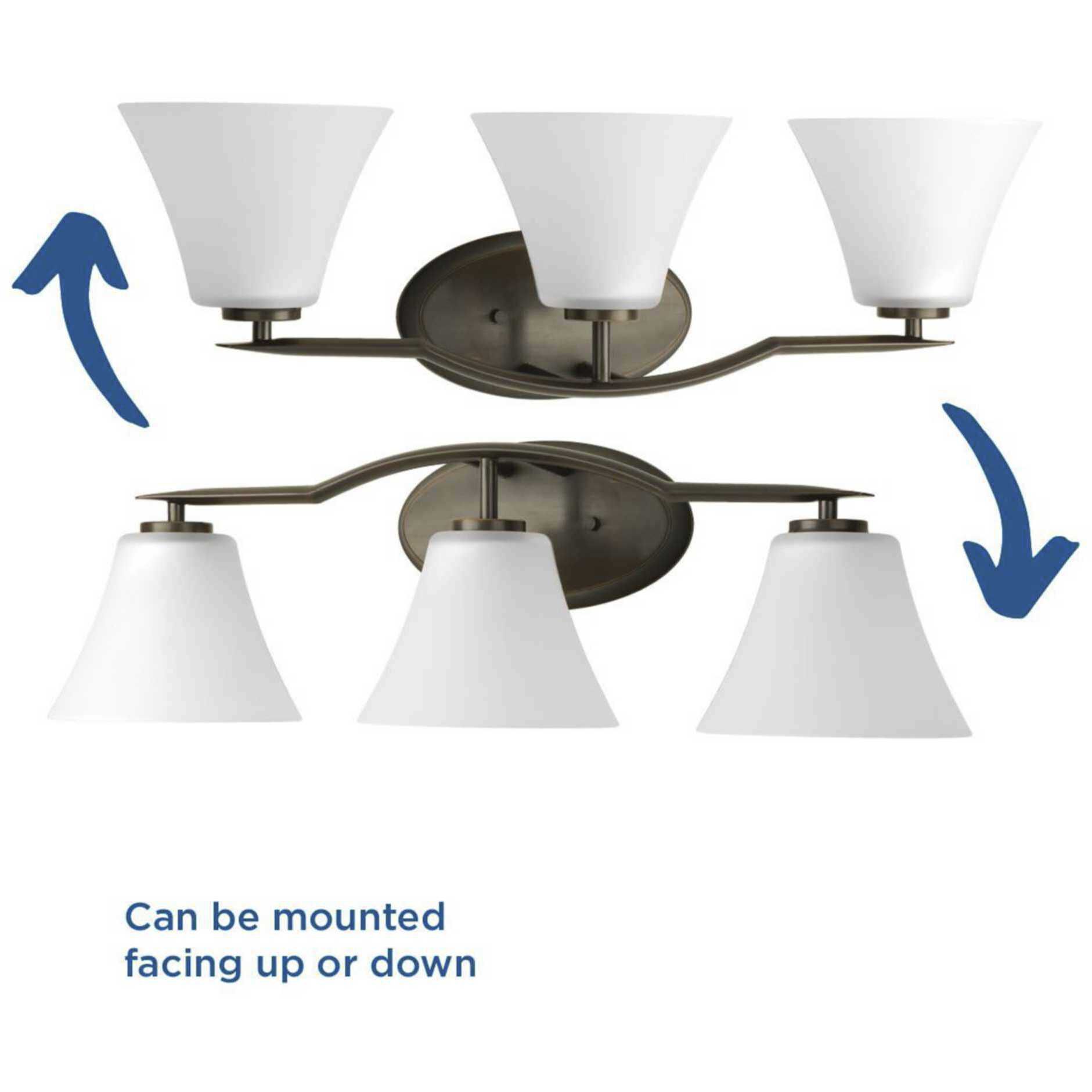 Bravo 3 Light 26.75 inch Antique Bronze Bath Vanity Wall Light