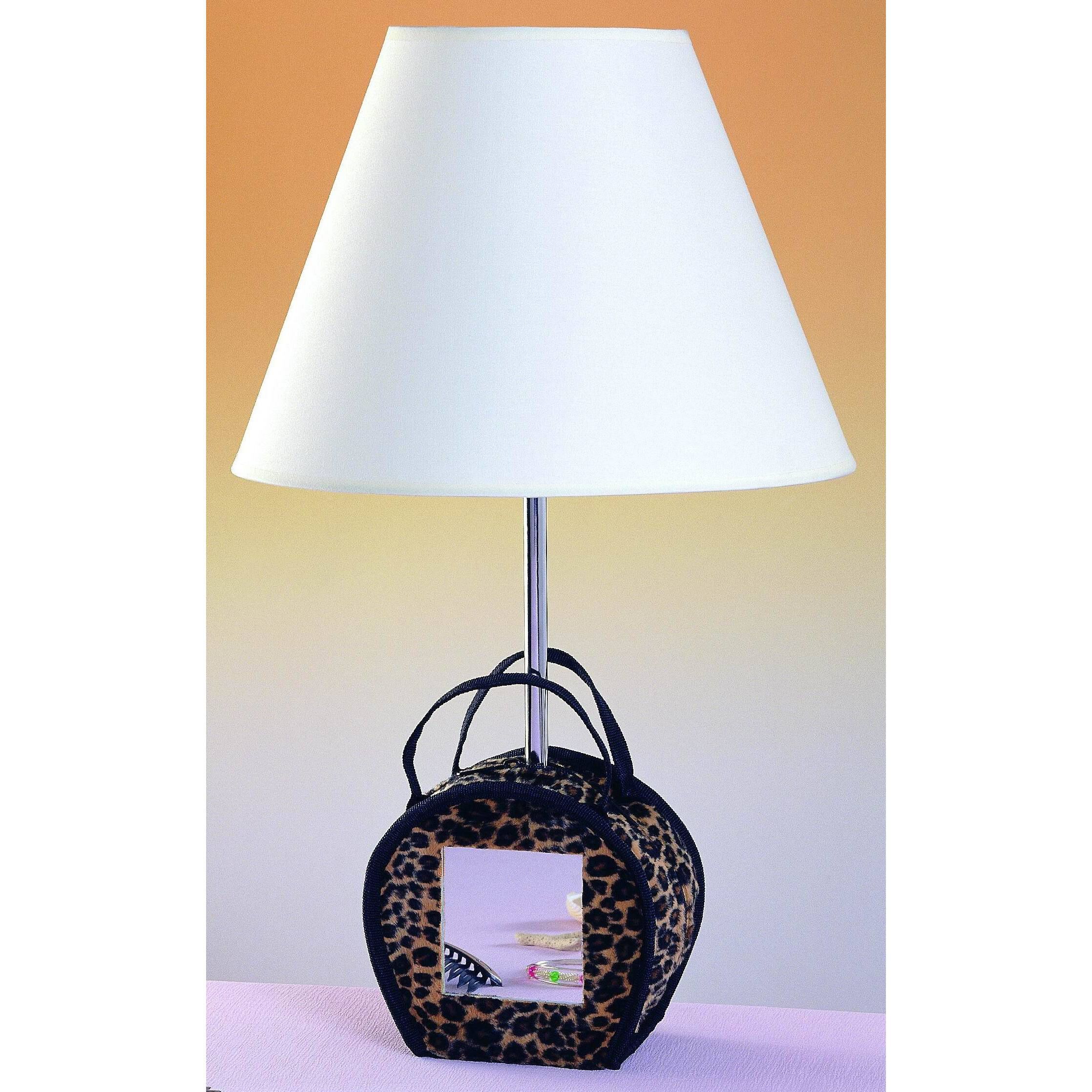 Purse 21 inch 60 watt Brushed Steel and Bag Table Lamp Portable Light