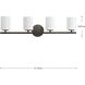 Replay 4 Light 31.13 inch Antique Bronze Bath Vanity Wall Light