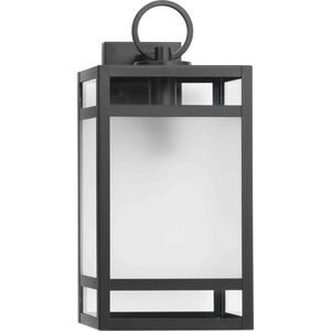 Parrish 1 Light 18 inch Matte Black Outdoor Wall Lantern