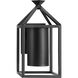 Stallworth 1 Light 18 inch Matte Black Outdoor Wall Lantern