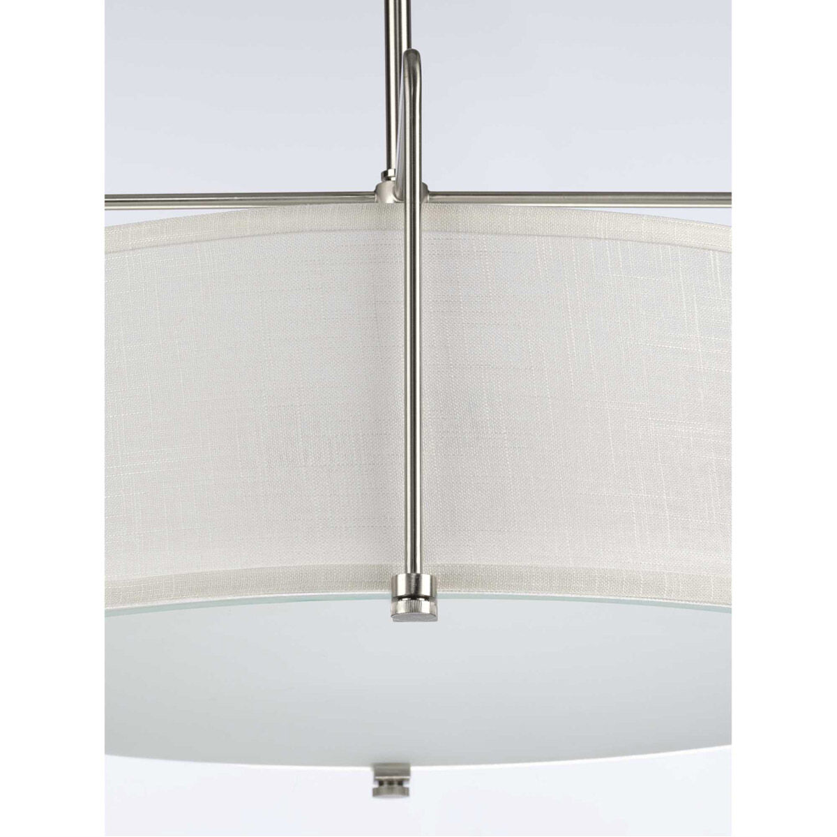 Kempsey 3 Light 22 inch Brushed Nickel Semi-Flush Mount Convertible Ceiling Light