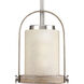 Aspen Creek 1 Light 7 inch Brushed Nickel Mini-Pendant Ceiling Light, Design Series