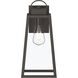 Hedry 1 Light 16 inch Antique Bronze Outdoor Wall Lantern