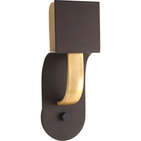Dash LED 5 inch Architectural Bronze Wall Sconce Wall Light