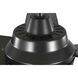 Schaal 52 inch Matte Black with Matte Black/Rustic Charcoal Blades Ceiling Fan, Progress LED