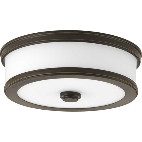 Bezel LED LED 10.5 inch Antique Bronze Flush Mount Ceiling Light, Progress LED