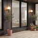 Acrylic Globe Outdoor Wall Lantern