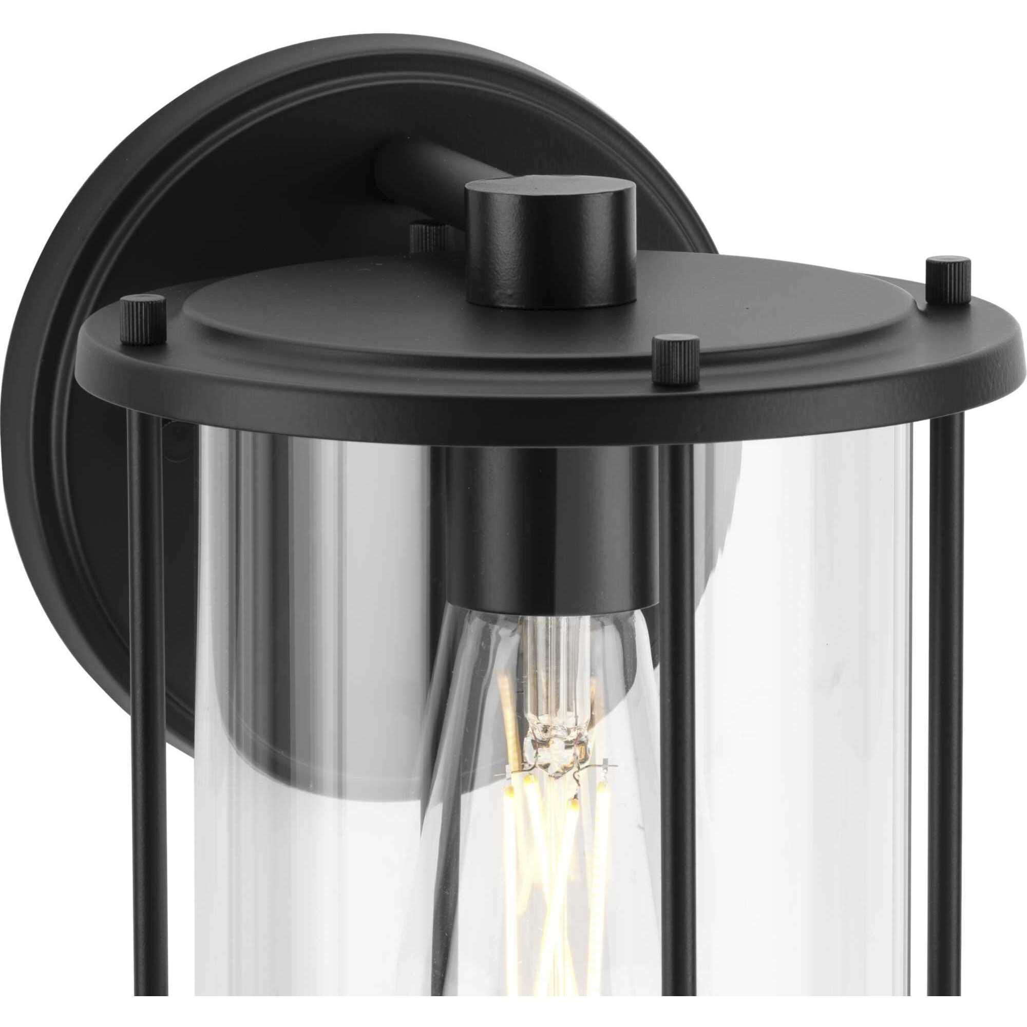 Gunther 1 Light 9.5 inch Matte Black Wall Lantern