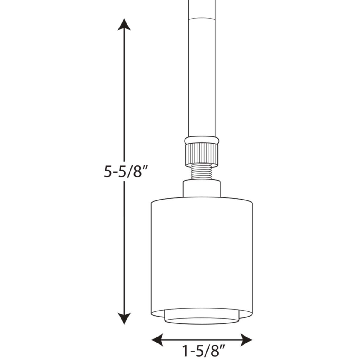 Markor 1 Light 1.63 inch Matte Black Pendant Ceiling Light