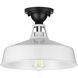 Cedar Springs 1 Light 13 inch White Outdoor Semi-Flush Mount