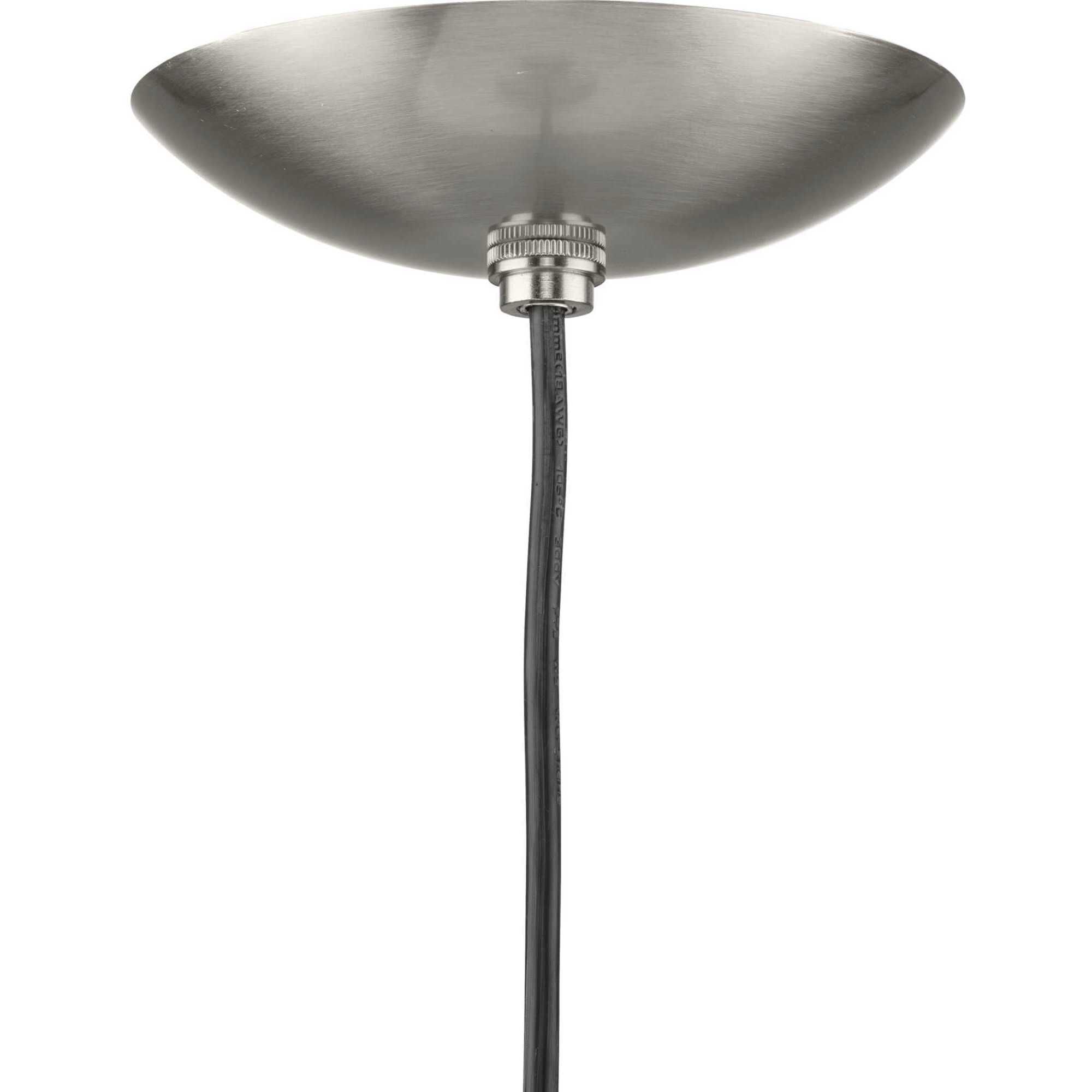 Atwell 1 Light 12 inch Brushed Nickel Pendant Ceiling Light, Large