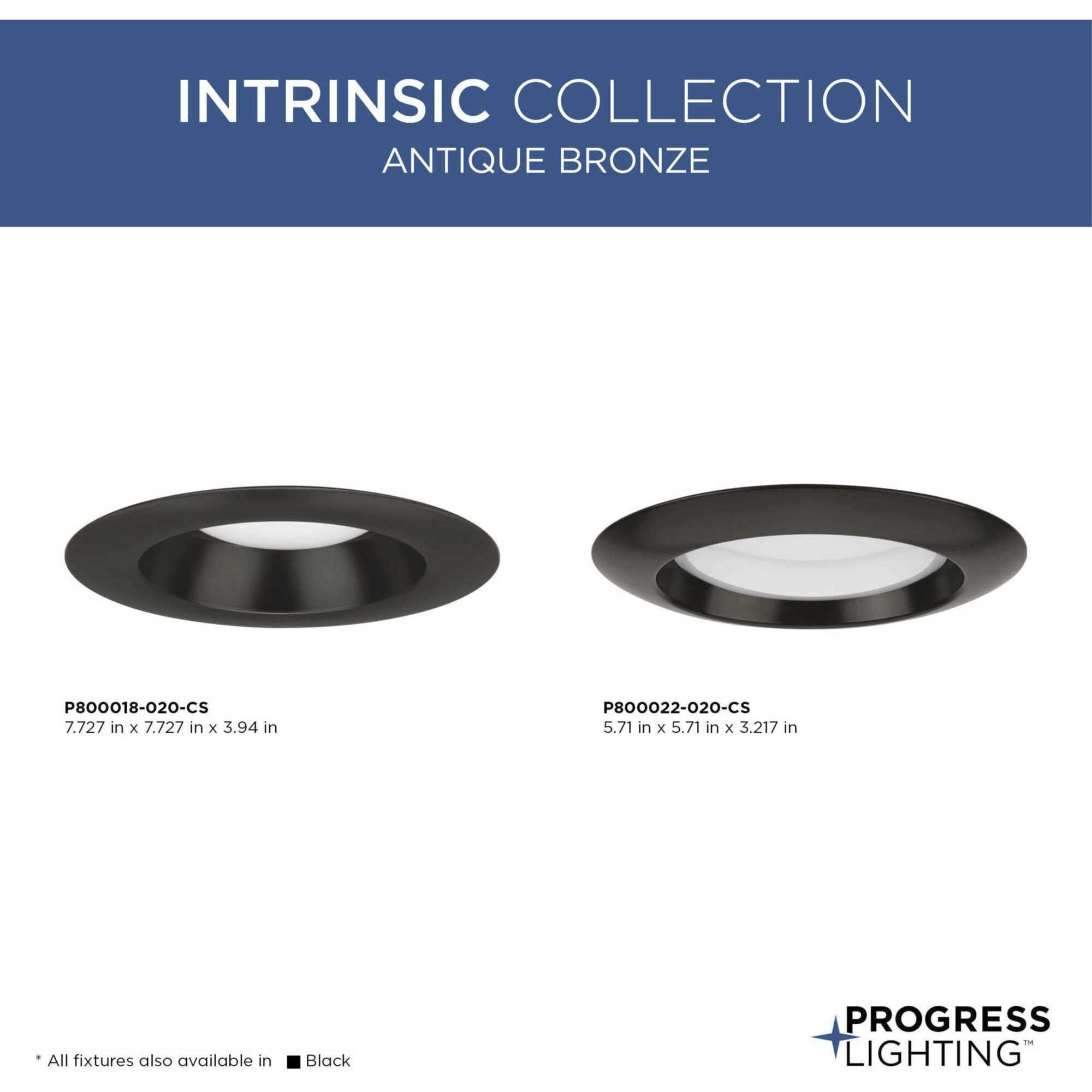 Intrinsic LED Antique Bronze Recessed Trim