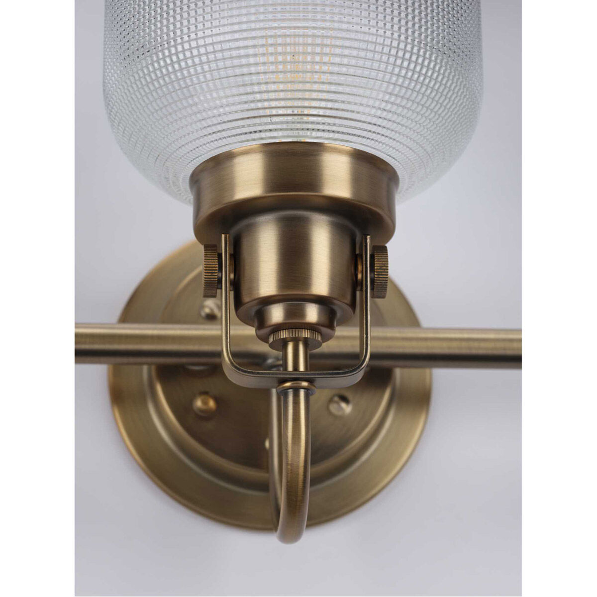 Archie 3 Light 26.25 inch Vintage Brass Bath Vanity Wall Light