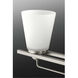 Flight 1 Light 6 inch Brushed Nickel Bath Vanity Wall Light, Design Series